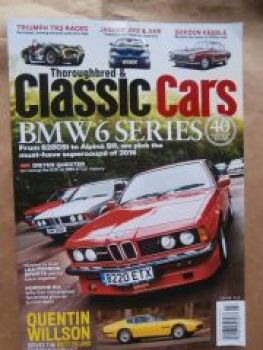 Thoroghbred & classic cars 3/2016 BMW 6 series 628CSi,Alpina B9