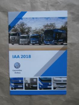 VW IAA 2018 Delivery Express e-Delivery e-Flex Constellation 33.440 Englischer Katalog aus Brasilien