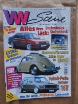 VW Scene 4/1997 T3 mit Ford V6,Golf 1 16V,Fiberfab Ft Bonito
