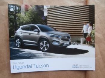 Hyundai Tucson Dezember 2015 Prospekt NEU