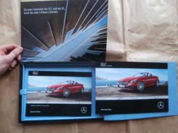 Mercedes Benz SLC und SL Prospektmappe +Preislisten 2016 NEU