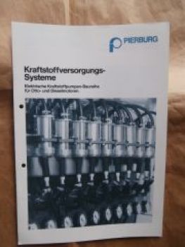 Pierburg Kraftstoffversorgungs-Systeme elektrische Kraftstoffpum