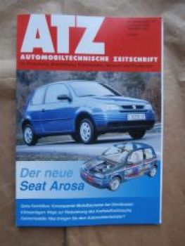 ATZ 7/8 1997 Seat Arosa, Setra Kombibus, Klimaanlagen,