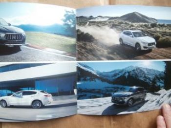 Maserati Levante Flyer Prospekt Mdj. 2017 S +Diesel NEU