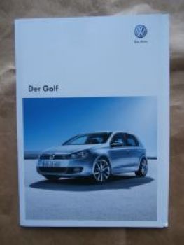VW Golf6 +BlueMotion +R-Line Prospekt Mai 2010 NEU