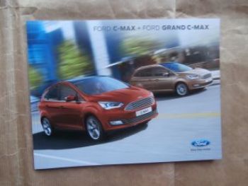 Ford C-Max & Grand C-Max Prospekt Dezember 2015 NEU