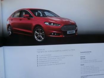 Ford Mondeo +Turnier +Hybrid September 2015 NEU