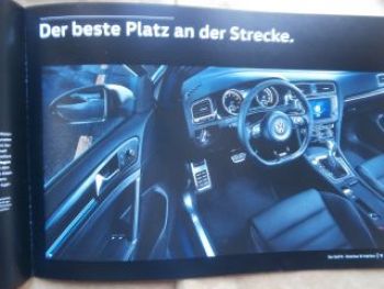 VW Golf VII R Oktober 2015 Prospekt NEU