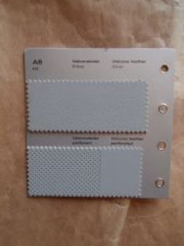 Audi A8 LU Valconaleder Silber +perforiert