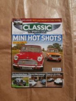 Classic & Sports Car 2/2015 Mini Cooper vs. ERA turbo,E-Type Lig