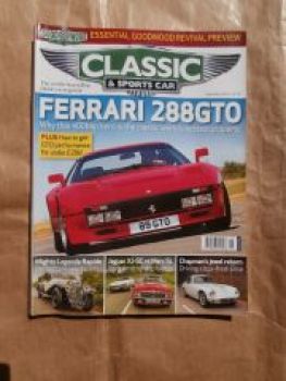 Classic & Sports Car 9/2013 Ferrari 288GTO,Cinquecento,Maserati