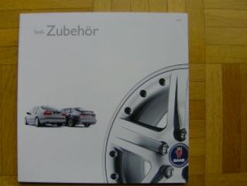 Saab Zubehör 9-3 9-5 Prospekt 2002 NEU