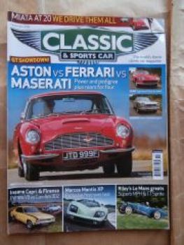 Classic & Sports Car 11/2009 Ferrari 330GT vs. Maserati Sebring