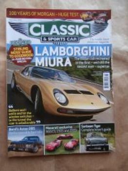 Classic & Sports Car 9/2009 Lamborghini Miura,100 years of Morga