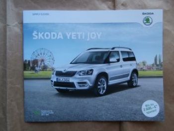 Skoda Yeti Joy (Typ 5L) November 2015 NEU