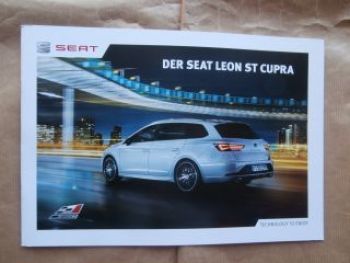 Seat Leon ST Cupra Prospekt April 2015 NEU