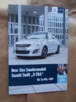 Suzuki Swift X-Tra Prospekt März 2016 NEU