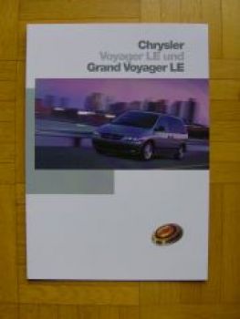 Chrysler Voyager LE & Grand Voyager LE Prospekt 1998