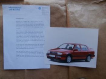 VW Vento Presseinformation +Foto 28.November 1991