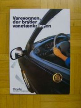 Chrysler Grand Voyager Dänischer Prospekt NEU