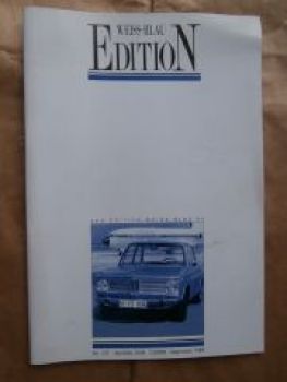 Edition Weiss Blau Nr.137 4+5/2006 BMW 1600-2,E24 Statistik,