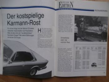 Edition Weiss Blau Nr.53 6/1993 3.0CSL E9,Bracq Turbos Prototype