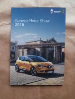 Renault Scenic Pressemappe Genf Motor Show 2016 +Stick NEU