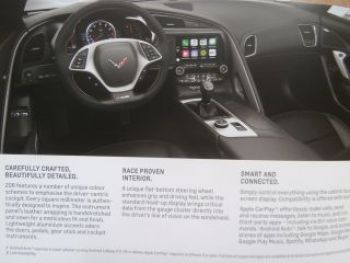 Chevrolet Corvette Z06 Coupé Convertible Brochure 2016 NEU