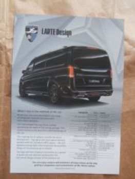 Larte Design V-Class Black Crystal Carbrochure 2016 NEU