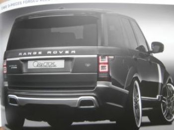 Caractere exclusive Range Rover Prospekt 2016 Flyer NEU