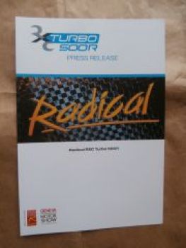 Radical RXC Turbo 500R Press Release Englisch Genf 2016 NEU
