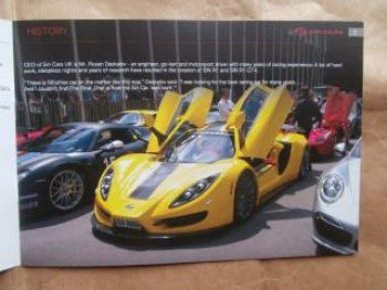 Sin Cars R1 GT4 Englischer Prospekt UK 2016 NEU