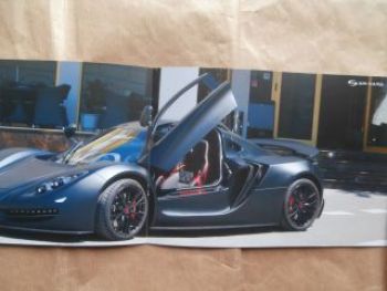 Sin Cars R1 GT4 Englischer Prospekt UK 2016 NEU