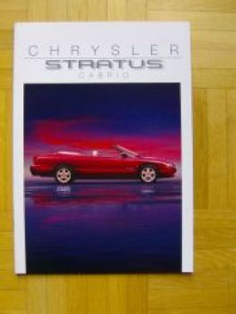 Chrysler Stratus Cabrio Propekt 3/1996 NEU