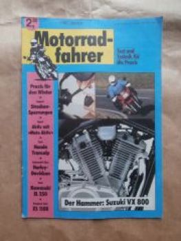 Motorradfahrer 1/1990 gebrauchte Harley-Davidson, XS 1100 Gespan