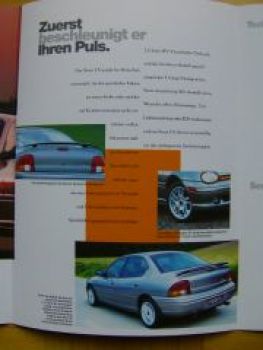 Chrysler Neon CS Prospekt 1998 NEU