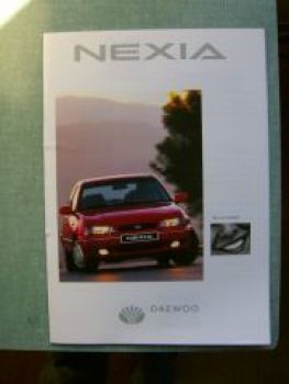 Daewoo Nexia 1996 Prospekt NEU