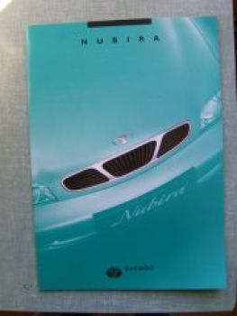 Daewoo Nubira  Prospekt 1997 Dänisch NEU