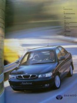 Daewoo Nubira  Prospekt 1997 Dänisch NEU