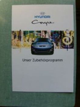 Hyundai Coupe Zubehörprospekt 3/2000 NEU