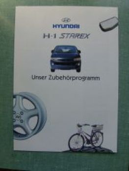 Hyundai H-1 Starex Zubehörprospekt 4/1998 NEU