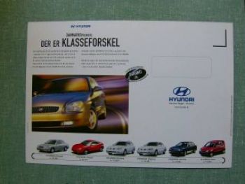 Hyundai Sonata +Coupe+Elantra+Accent+Atos Dänischer Prospekt