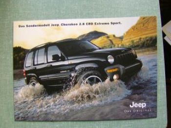 Jeep Cherokee 2.8CRD Extreme Sport Prospekt Sondermodell 2004