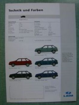 Lada Samara Blatic +GL Prospekt 4/1996 NEU