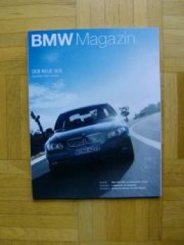 BMW Magazin 1/2005 Neue 3er E90 M6 E63 Coupe Facelift 7er E65