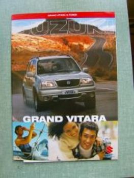Suzuki Grand Vitara 5-türer Prospekt 9/2000 NEU