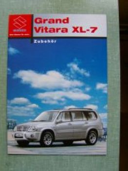 Suzuki Grand Vitara XL-7 Zubehör Prospekt 8/2003 NEU
