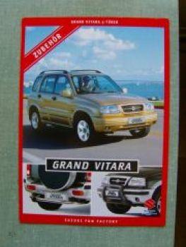 Suzuki Grand Vitara 5-türer Zubehör Prospekt  9/1999