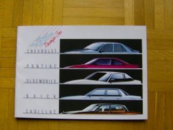 Chevrolet Pontiac Oldsmobile Buick Cadillac 1989 Prospekt Passen