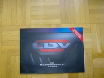 LDV Prospekt neue Convoy 1998 Rarität